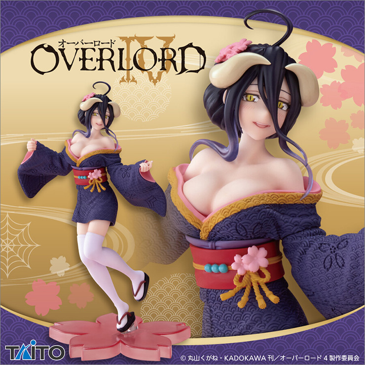 [특가상품][피규어]타이토 오버로드IV Coreful 피규어 알베도 벚꽃기모노ver