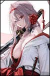 [굿즈]승리의여신:NIKKE 아크릴스탠드 홍련 : 흑영 롱잉 플라워