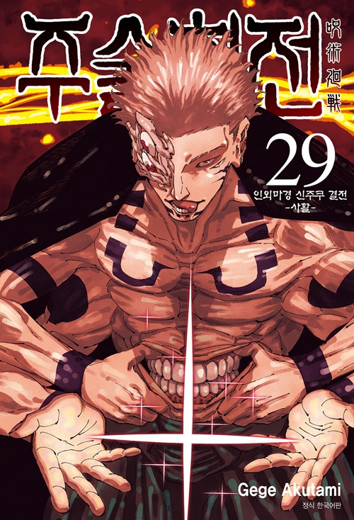 [초판](만화)주술회전 29편